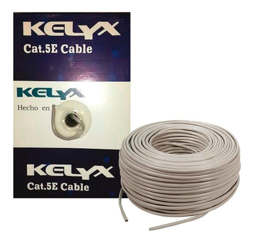 Bobina De Cable De Red Kelyx Categoria 5e 305 Metros