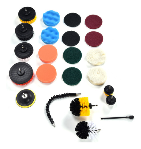 Conjunto De Escovas De Perfuração, Acessório De Escova De Pe