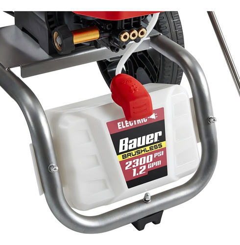 Hidrolavadora Electrica Bauer 2300 Psi Color Rojo