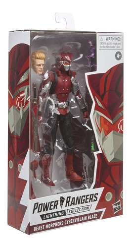 El cibervillano Blaze - Power Rangers - Colección Lightning