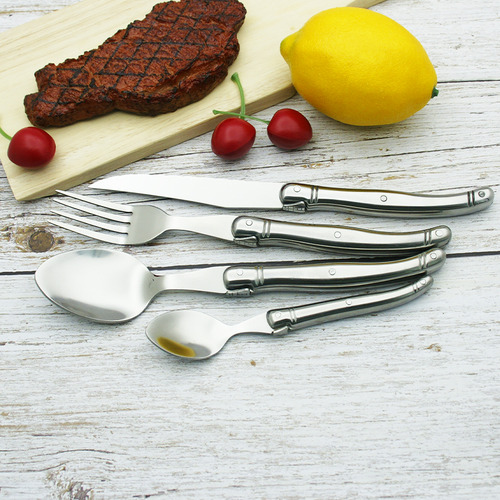 Juego De Vajilla De Acero Inoxidable Laguiole Silverware, 24