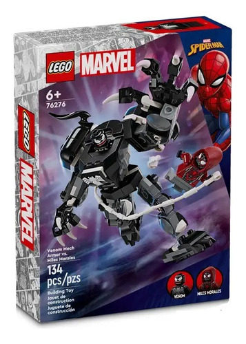 Lego Super Heroes Armadura Robótica De Venom Miles Morales Cantidad de piezas 134