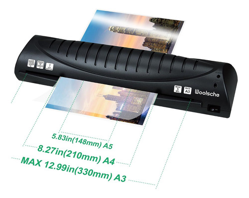 Máquina Laminadora Plastificadora A3/a4/a5/ - 13 Pulgadas