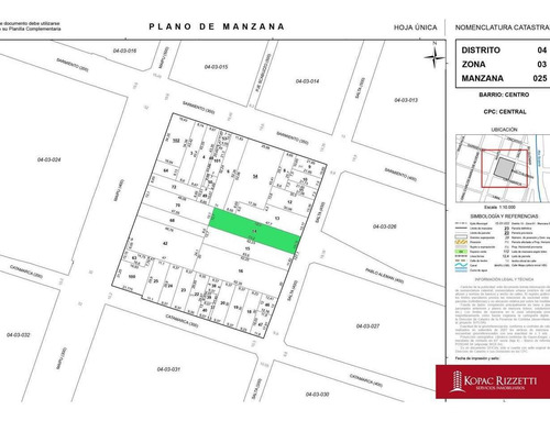 Imagen 1 de 8 de Centro (salta 400) - Venta Lote 815 M2. C/galpón