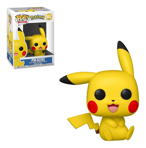 Funko Pop Games Pokemon  Pikachu #842 Original Nuevo