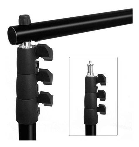 Imagem 9 de 10 de Suporte Fundo Infinito Fotográfico + 5 Grampos Newborn Ys502