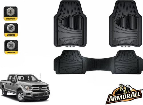 Kit Tapetes Negros Uso Rudo Ford F150 D/c 15 A 20 Armor All