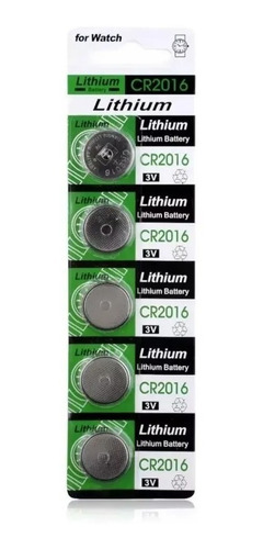 Pack 50 Pilas Micro Litio Bateria Boton Cr2016 3v / 004008