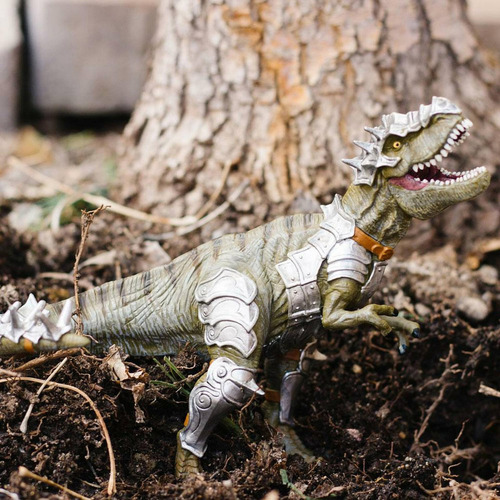 Figura T-rex Armadura Blindada Muñeco Safari Colección Tx