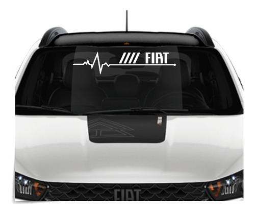 Calcos Parabrisas Fiat Latidos Electro Vinilos Auto Stikers