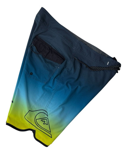 Short De Baño Quiksilver Amarillo Para Hombre Talla M(m) (Usado)