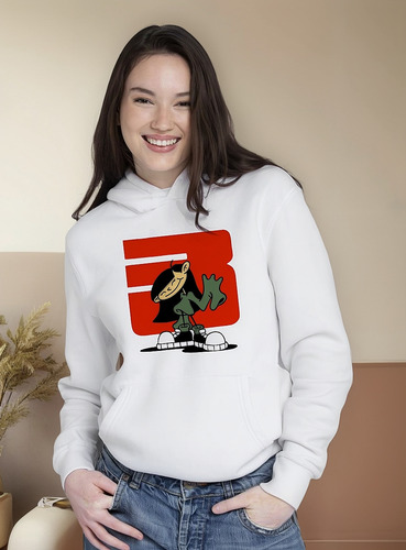 Sudadera Con Gorro Niña Kuki No.3 Pandilla Knd Chicos Barri0