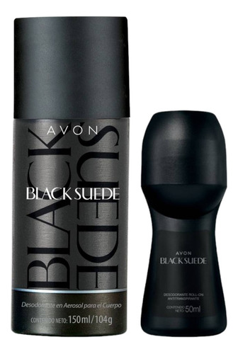 Black Suede Deo Corporal 150ml Cologne + Deo En Roll On