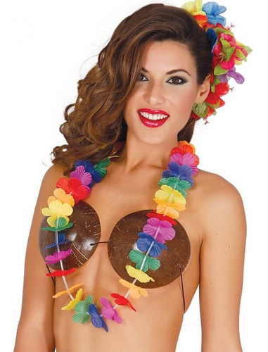 12 Padrisimos Collares Hawaianos Fiesta Tematica Batucada