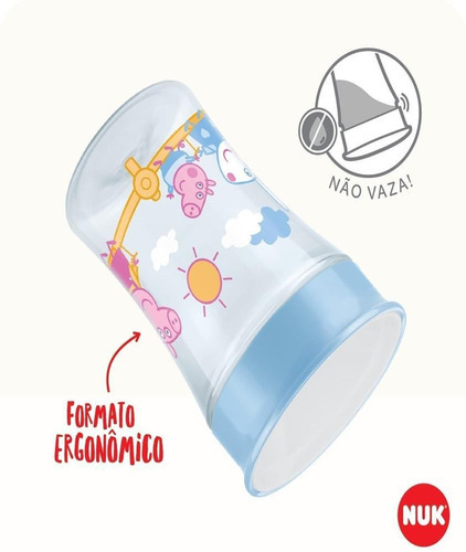 Copo Antivazamento Magic Cup 360º Peppa Pig 230ml Neutro NUK
