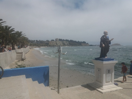 Casona Algarrobo Sector Club De Yates, Primera Linea Playa