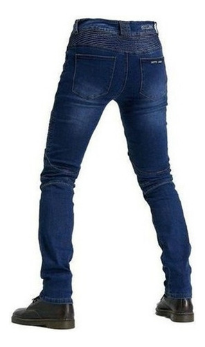 . Jeans Moto Hombre Moto Todoterreno Rodillera