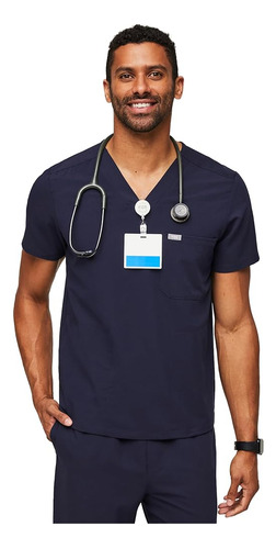 Figs Chisec Top Médico De Tres Bolsillos Para Hombre Azul Ma