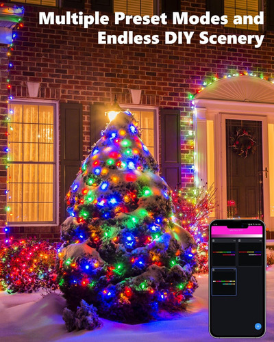 Luces Led Rgb Inteligentes Para Navidad, 66 Pies