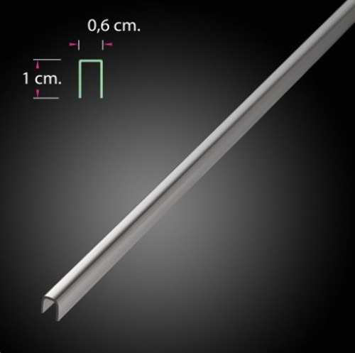 Lapiz Metalico Dylan Brillant 0,6x2,5 Mts Vip Perfiles