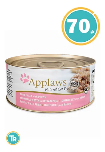 Applaws Gato Sabor Atún Con Camarón Lata 70 Gr