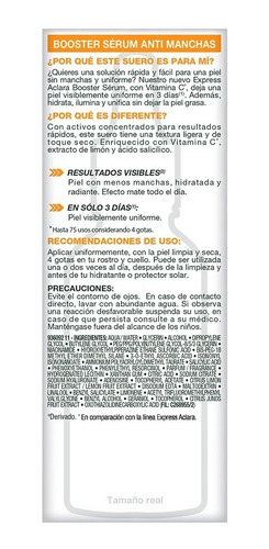 Imagen 4 de 8 de Serum Anti Manchas C/ Vitamina C Garnier Express Aclara 30ml