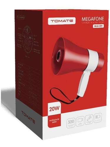 Megafone Tomate Mlb-001 20w Gravação 30m