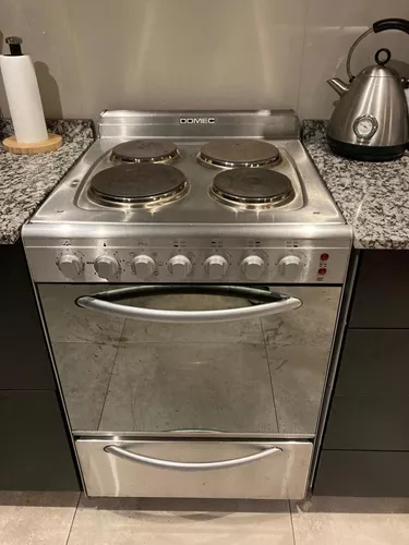 Cocina Eléctrica Domec CENG 56cm con Cajón Parrilla