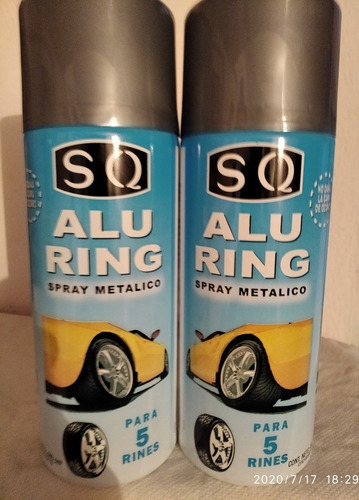 Imagen 1 de 1 de Alu- Ring Pintura Para Rines 440cc Spray Química.