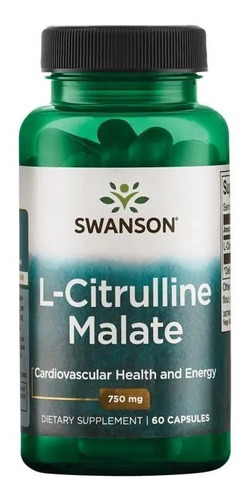 L Citrulline Malate Complex 60 Caps 750mg Nitric Oxide De Sw