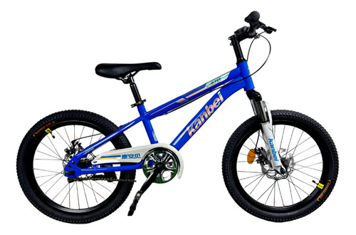 Bicicleta  Rodado 20  Kambei Infantil Bmx Azul