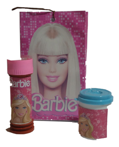 Sorpresitas Barbie Cumple Bolsita Burbujero Y Masa *10 Uni