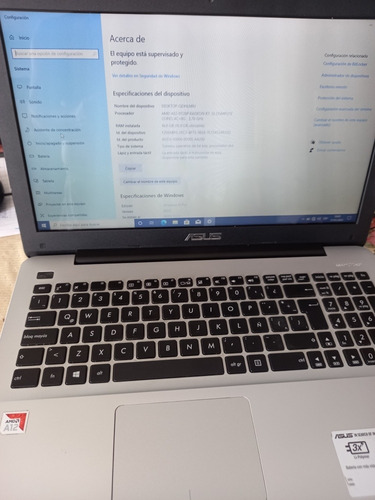 Laptop Amd A12 Ram 16gb Ssd480, Video R7 1gb Pantalla 15.6 (Reacondicionado)