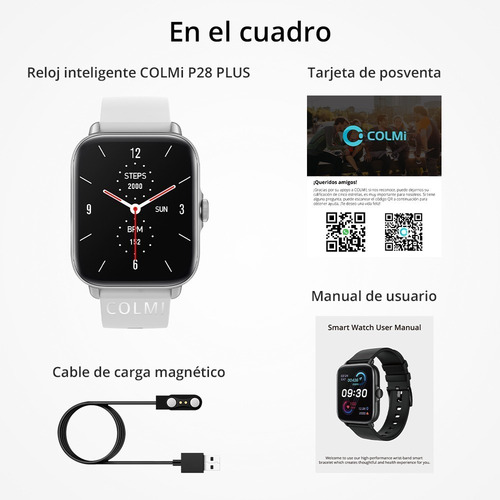 Llamada Bluetooth Reloj Inteligente Deportivo 1,69 Pulgadas