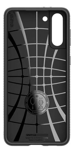 Spigen Liquid Air Diseñada para Funda Galaxy S21 Plus (2021) Negro Mate
