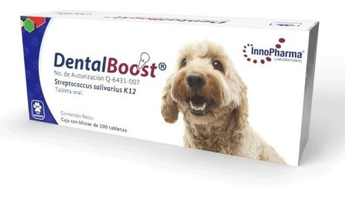 Dental Boost 100 Tabletas Elimina Mal Aliento Perros/gatos 