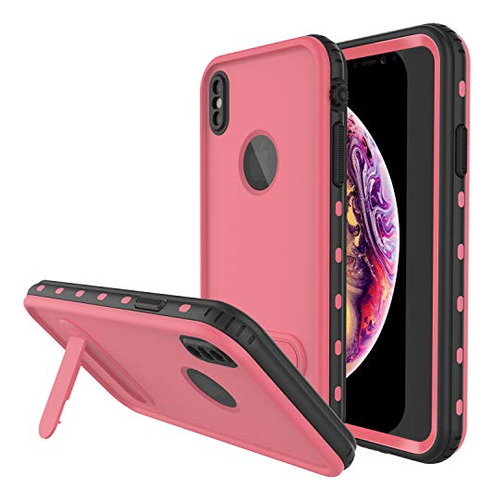 Punkcase iPhone XS Max Impermeable Case, [kickstud Series] S