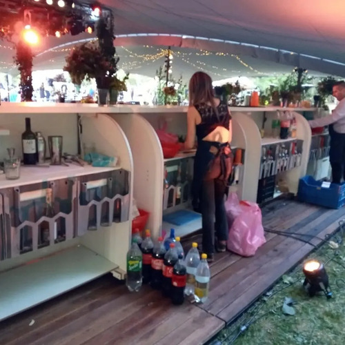Alquiler Barra Movil Desarmable Liviana Para Bartenders