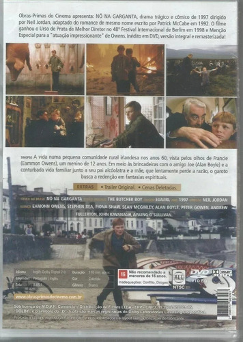 Dvd Nó Na Garganta - Neil Jordan - Original Lacrado