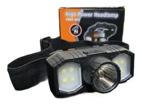 Linterna Triple Frontal Recargable Focos De Caza Nocturna