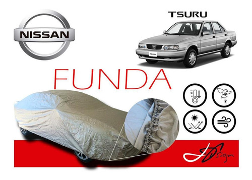 Funda Cubierta Lona Afelpada Cubre Nissan Tsuru 1992-2014