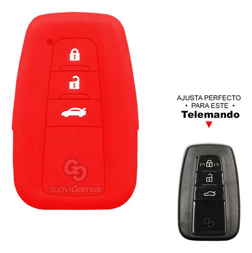 Forro Protector Silicona Llave Smart 3b Toyota Prado