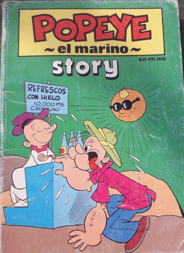 Historieta * Popeye El Marino Story   Nº 12 Edit. New Comics