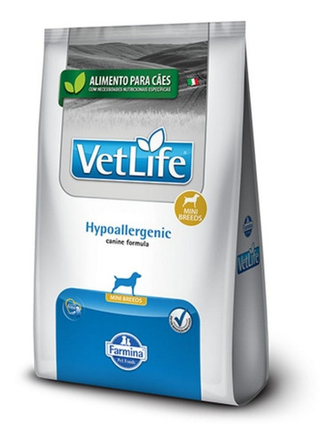 Vet Life Ração Para Cães Raça Pequena Hypoallergenic 10,1kg