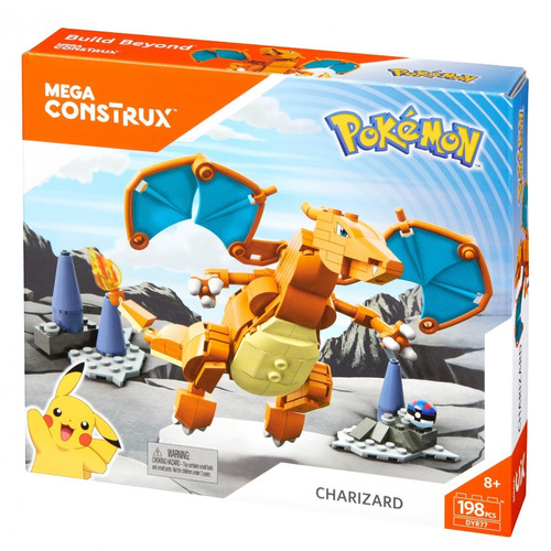 Pokemon Charizard 198 Pzas Mega Construx
