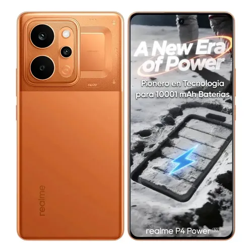 Móvel Realme P4 Power 5G 12gb 512gB Smartphone MediaTek tamanho 7...
