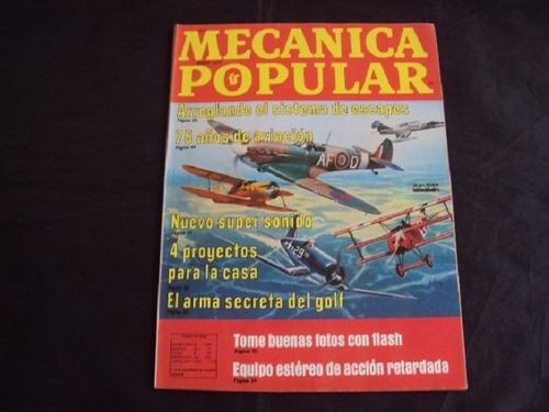Revista Mecanica Popular (marzo 1979) 75 Años De Aviacion
