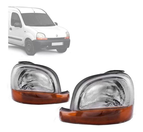 Farol Renault Kangoo 2000 2001 2002 2004 2005 2006 - Unidade