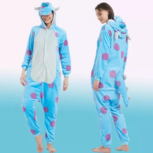 VEMOW Pijamas de una Pieza para Adultos, Pijama Niña Invierno, Disfraces de  Halloween Navidad, Cosplay, Ropa de Dormir, Ropa De Casa Traje para