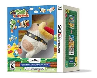 Poochy Y Yoshis Woolly World Yarn Poochy Amiibo Paquete De .